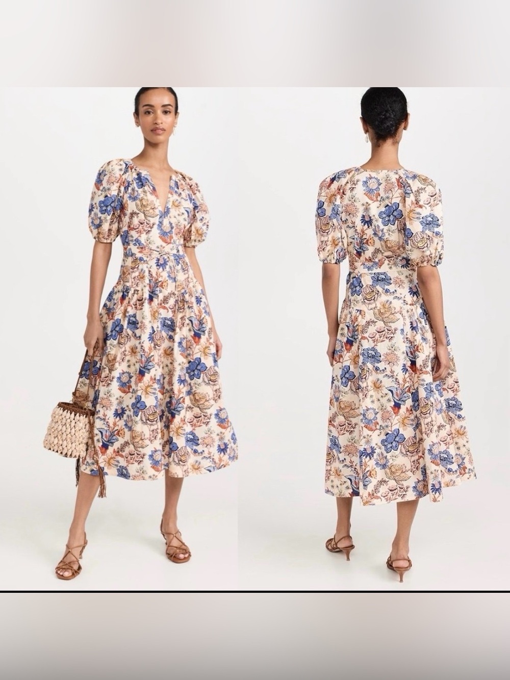 Missing belt - ULLA JOHNSON Carina dress in Magnolia 00